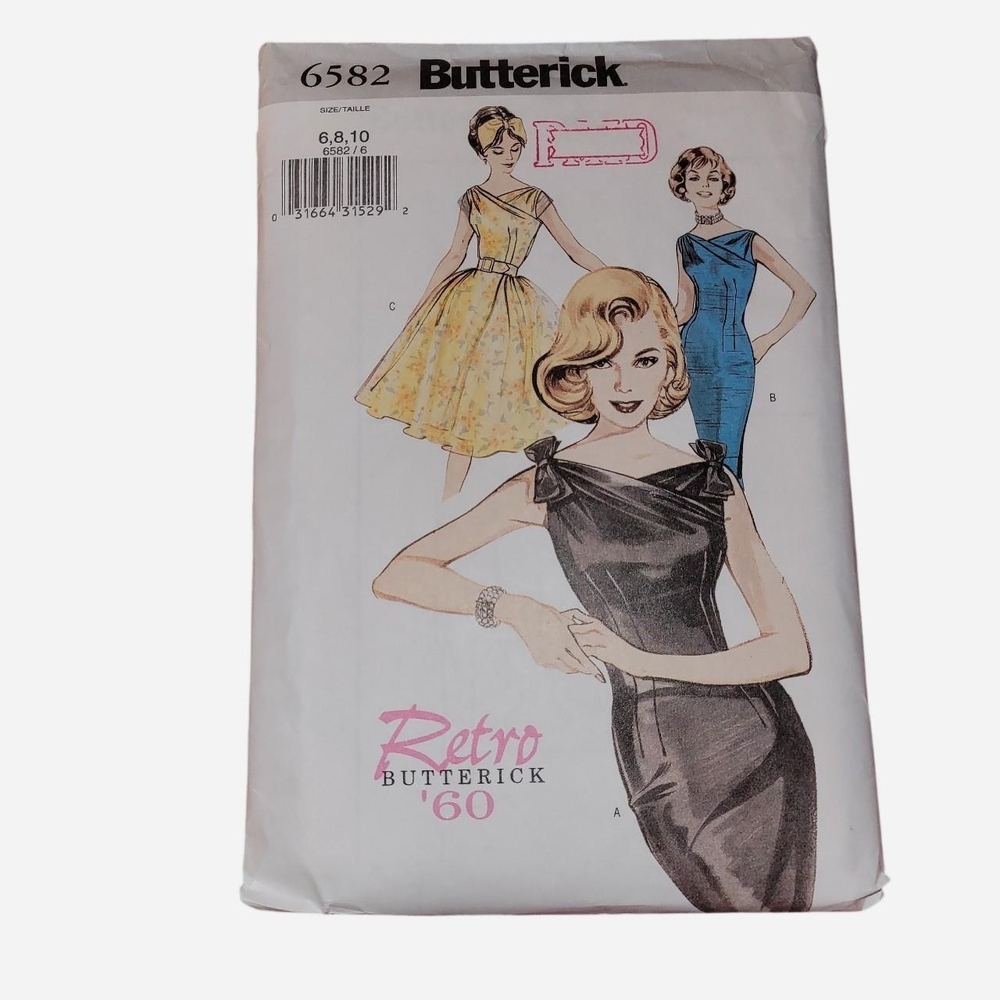 Butterick Retro '60 High-Low Dress Pattern - Size 6-10
